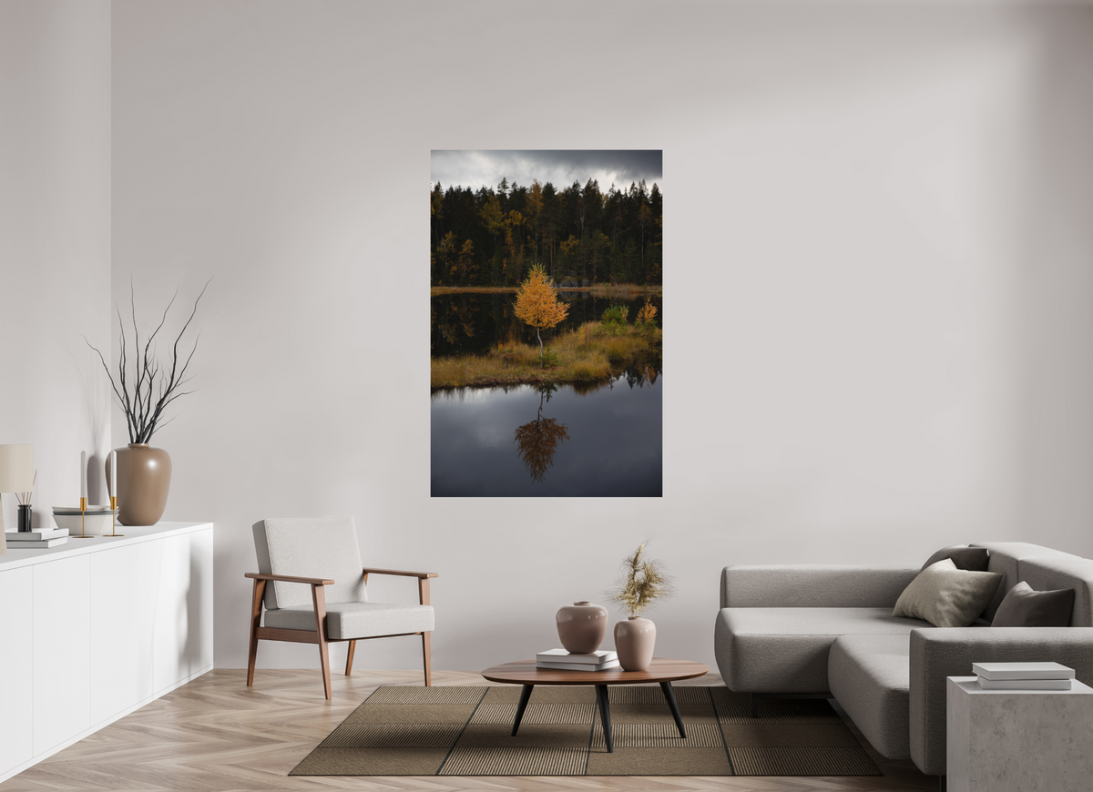 44 x 66″, Matte Photo Print Autumn Reflection