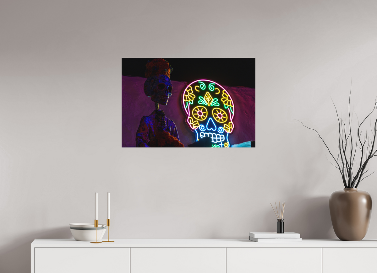 30 x 20″, Matte Canvas Unframed Neon Spirits
