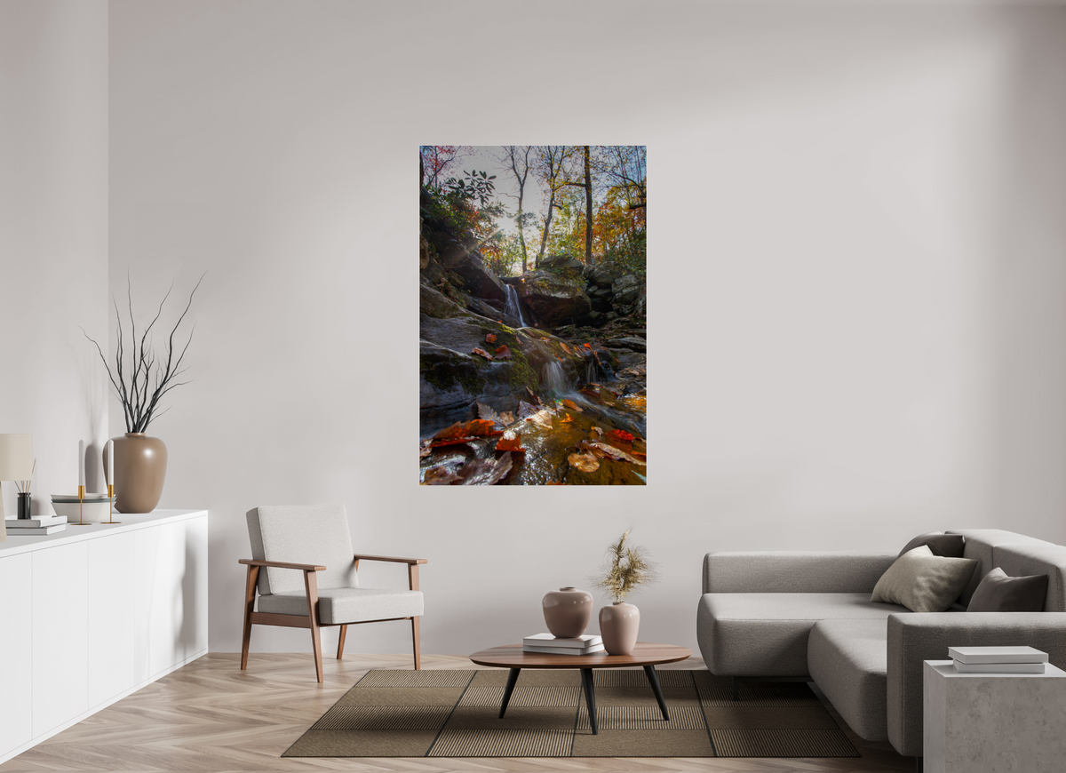 44 x 66″, Photo Print Under Acrylic Glass Autumn Flow