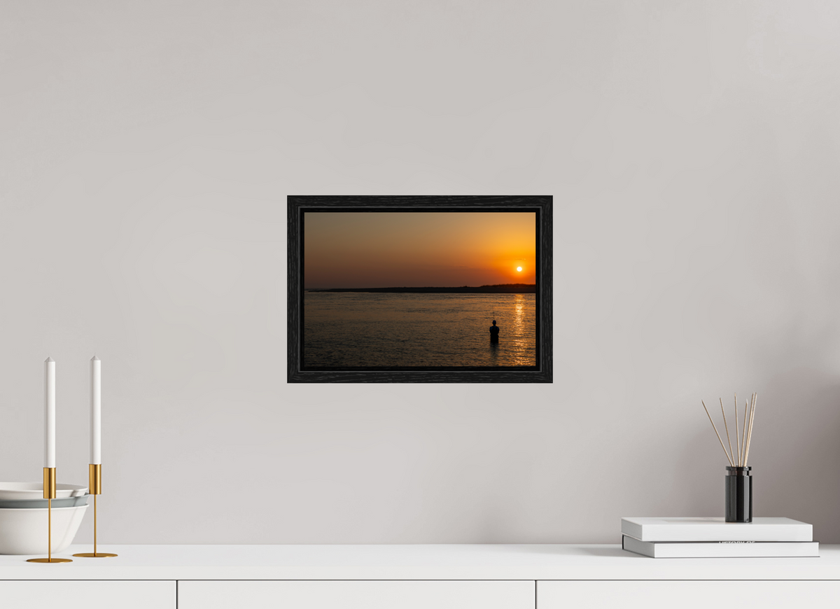 12 x 8″, Floater Frame Last Light, First Cast