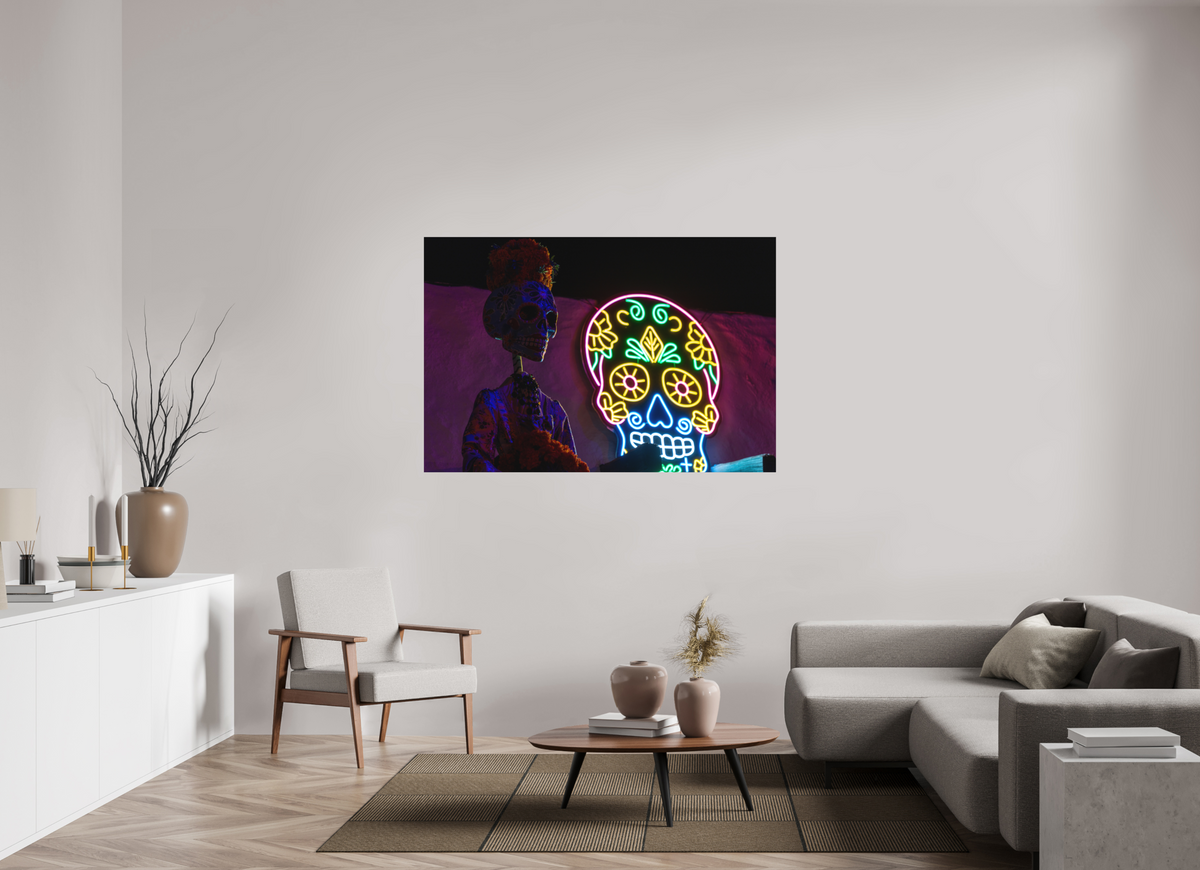 60 x 40″, Matte Canvas Unframed Neon Spirits
