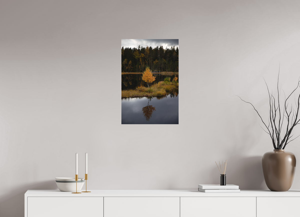 16 x 24″, Matte Canvas Unframed Autumn Reflection