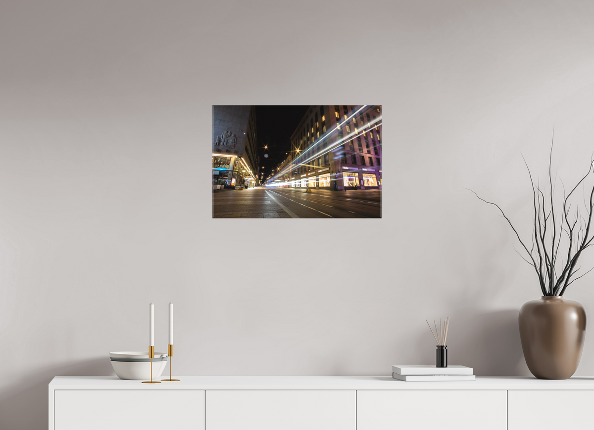 24 x 16″, Matte Canvas Unframed Helsinki At Night