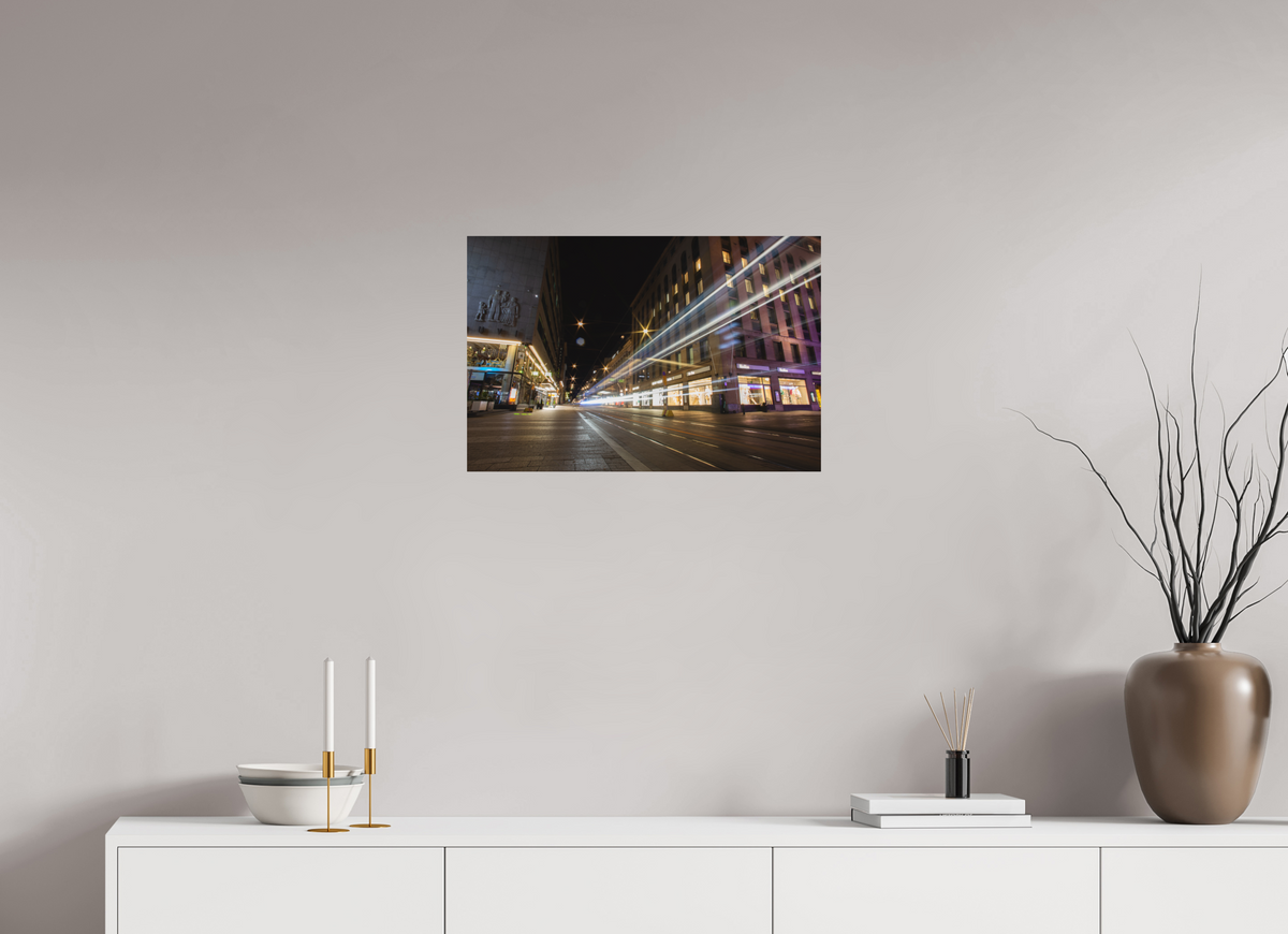 24 x 16″, Matte Photo Print Helsinki At Night