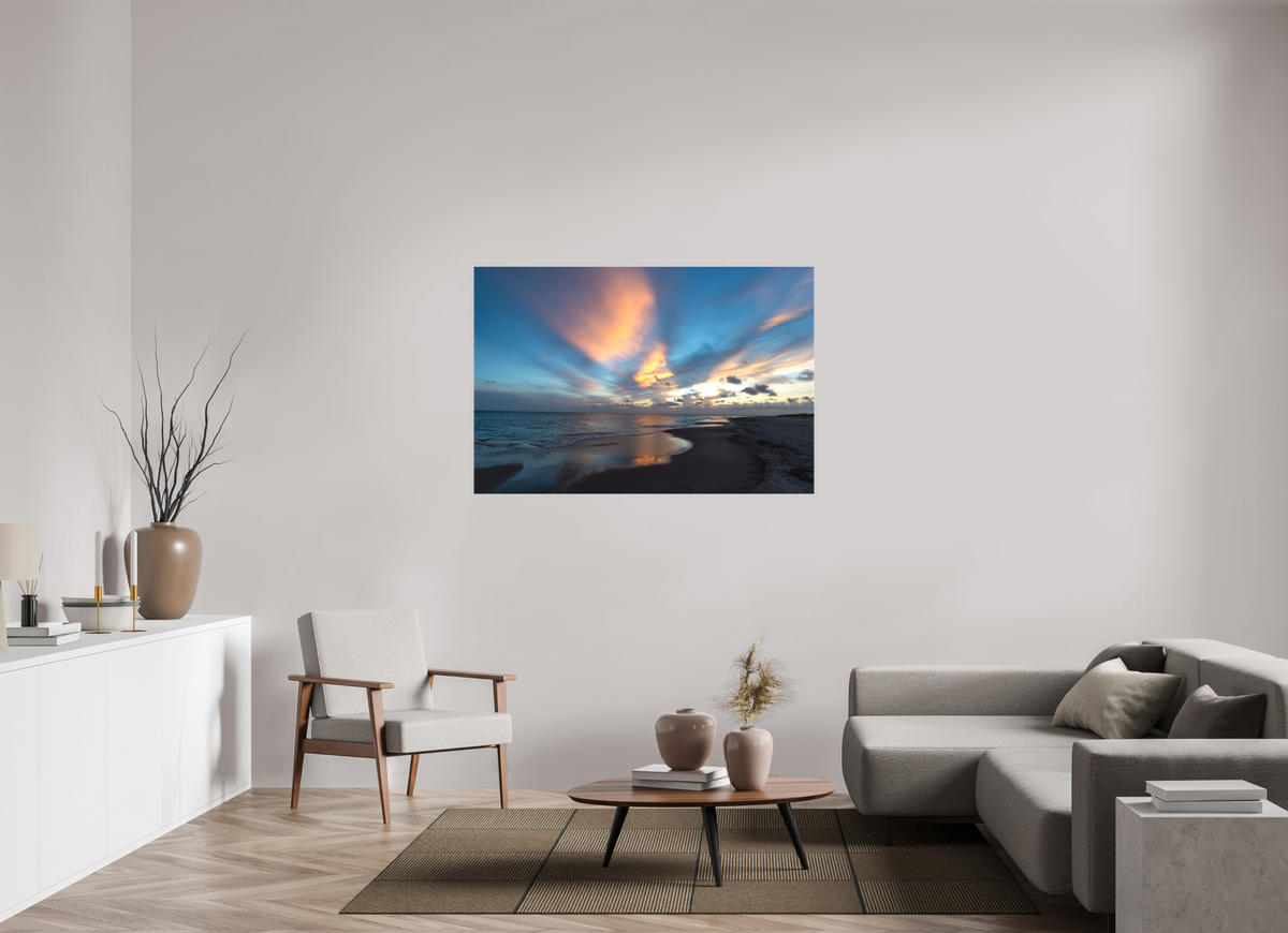54 x 36″, Matte Canvas Unframed Where the Sky Meets the Sea