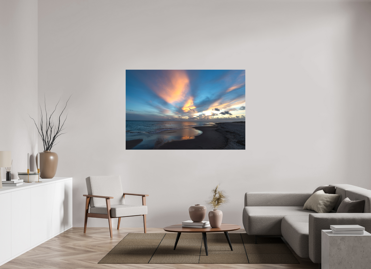 66 x 44″, Matte Canvas Unframed Where the Sky Meets the Sea