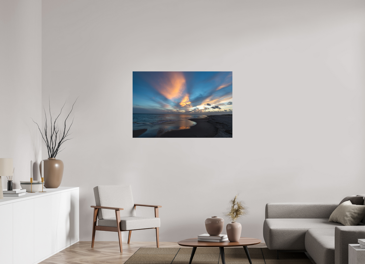 45 x 30″, Matte Photo Print Where the Sky Meets the Sea