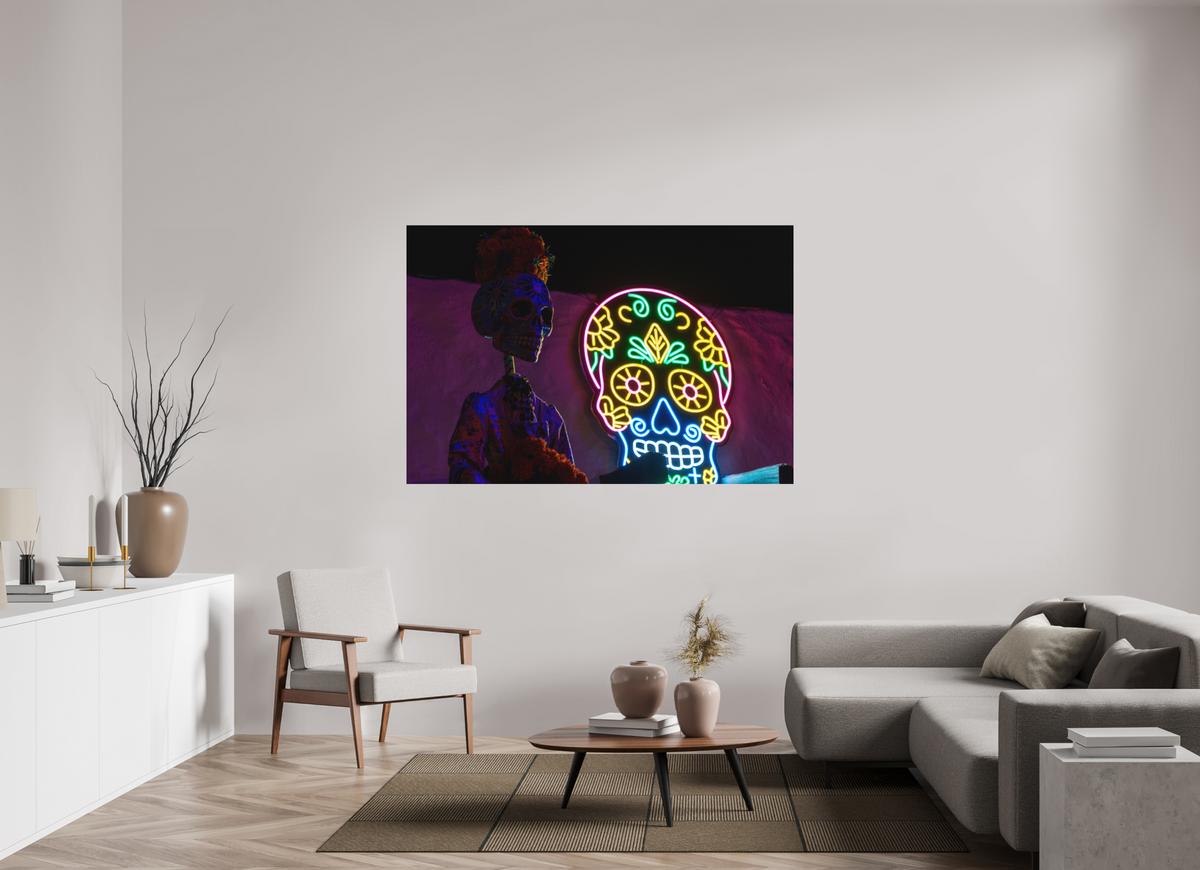 66 x 44″, Matte Canvas Unframed Neon Spirits