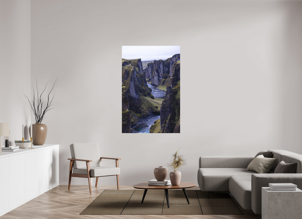 40 x 60″, Matte Photo Print Into the Heart of Iceland