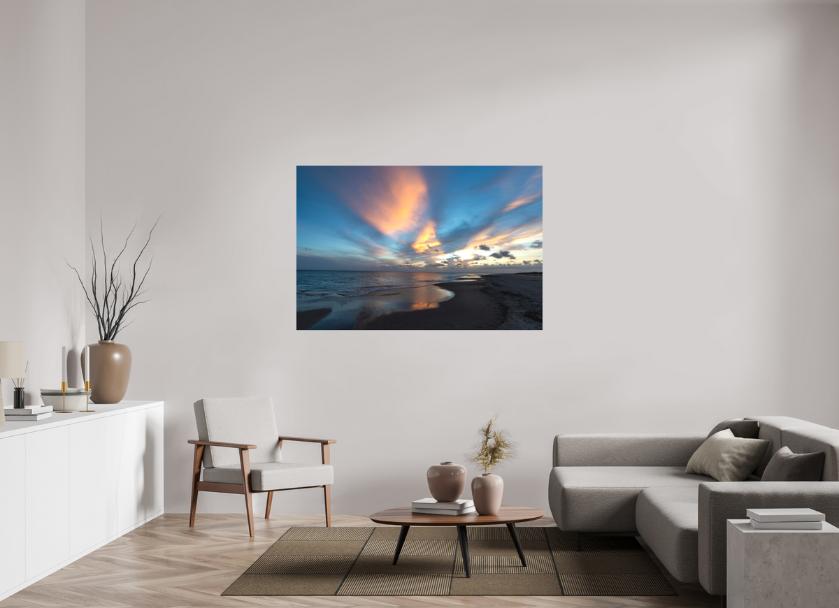 60 x 40″, Matte Canvas Unframed Where the Sky Meets the Sea